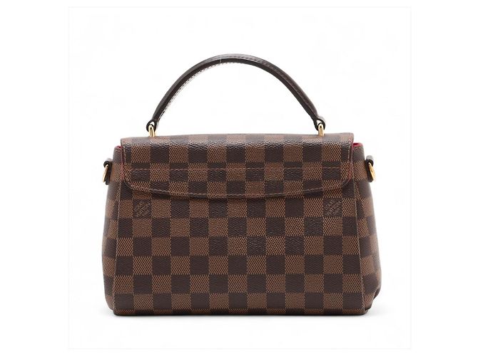 Louis Vuitton Croisette Canvas Top-handle Crossbody Damier Ebene Marrone - vista 2