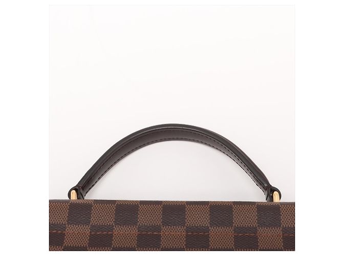 Louis Vuitton Croisette Canvas Top-handle Crossbody Damier Ebene Marrone - vista 6