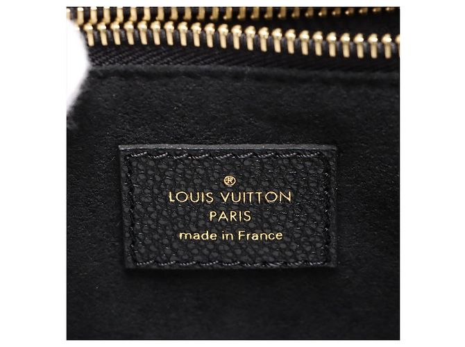 Louis Vuitton Borsa a spalla Shopper Neverfull MM in pelle Empreinte Nero - vista 10