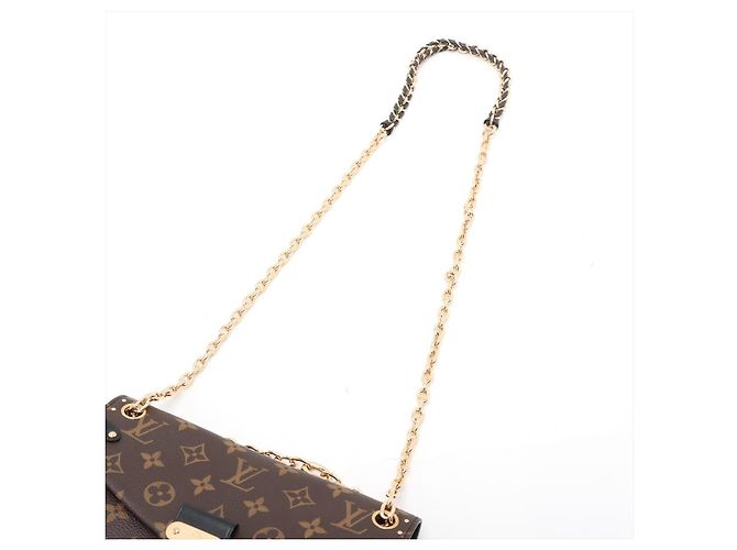 Louis Vuitton Borsa a tracolla Trunkie East West Canvas Flap Monogram Marrone - vista 5