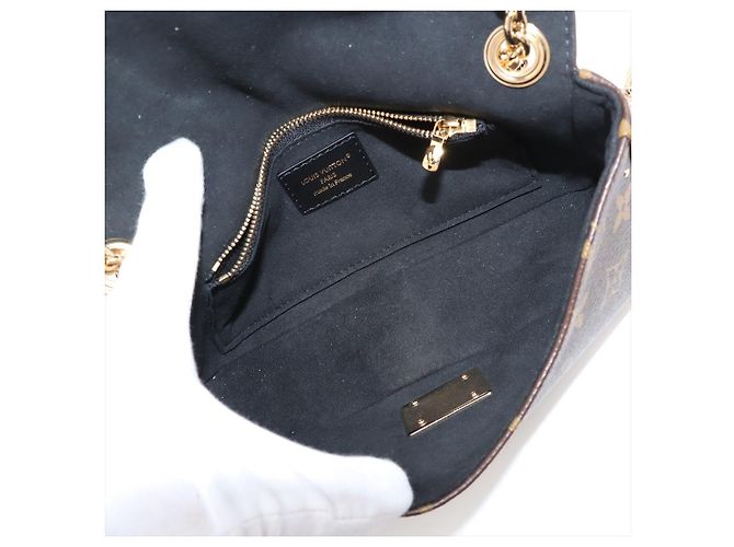 Louis Vuitton Borsa a tracolla Trunkie East West Canvas Flap Monogram Marrone - vista 6