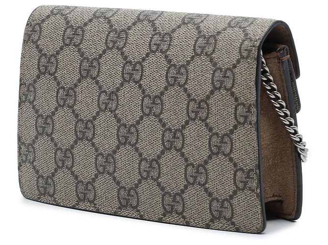 Borsa a tracolla Gucci Mini GG Supreme Dionysus Beige - vista 2