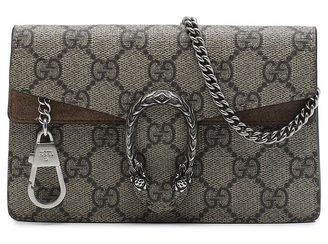 Borsa a tracolla Gucci Mini GG Supreme Dionysus Beige - vista 6