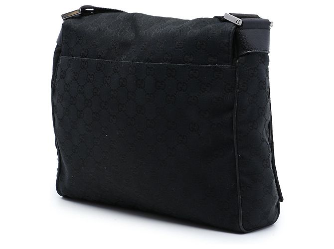 Borsa a tracolla Gucci GG Canvas nera Nero - vista 2