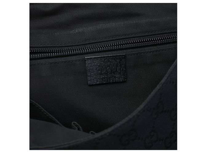 Borsa a tracolla Gucci GG Canvas nera Nero - vista 5