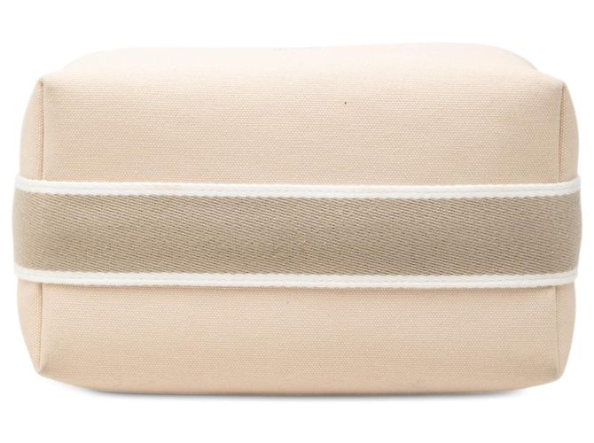 Borsa Vanity Case Hermès Small Toile Bride A Brac Beige - vista 3
