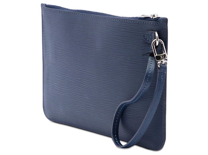 Pochette Louis Vuitton Epi Neverfull Blu - vista 2