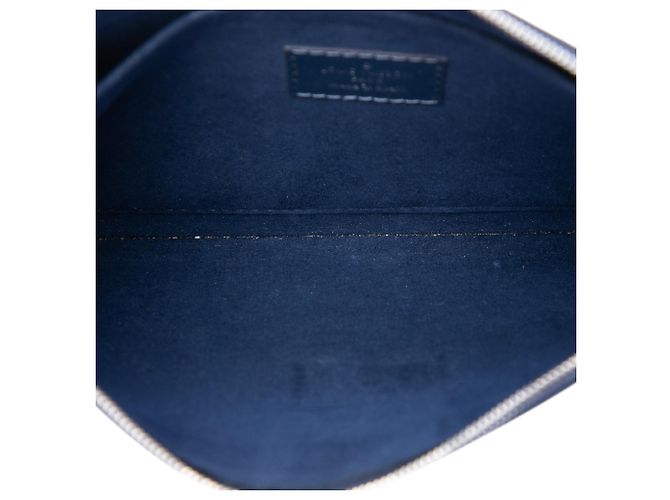 Pochette Louis Vuitton Epi Neverfull Blu - vista 4