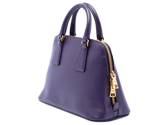 Sac à main Prada Small Saffiano Lux Promenade Violet - vue 2