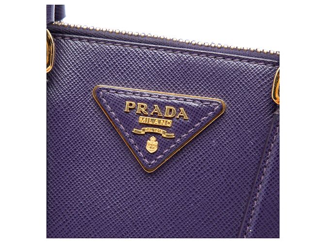 Sac à main Prada Small Saffiano Lux Promenade Violet - vue 5