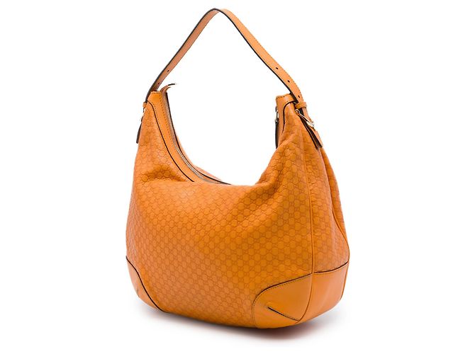 Borsa a tracolla Gucci Microguccissima Nice Arancione - vista 2