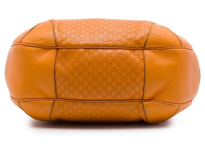 Borsa a tracolla Gucci Microguccissima Nice Arancione - vista 3