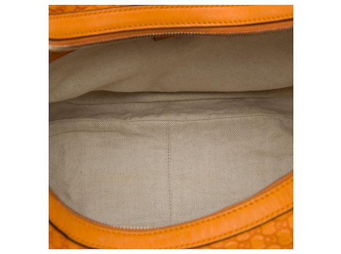 Borsa a tracolla Gucci Microguccissima Nice Arancione - vista 4