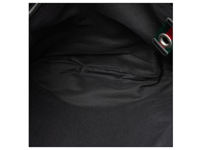 Borsa a tracolla con patta Gucci Guccissima nera Nero - vista 4