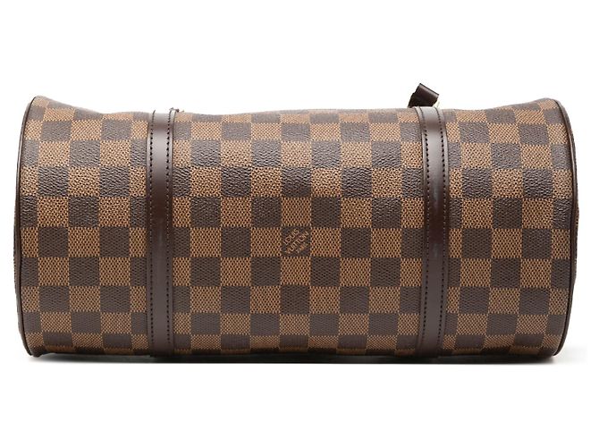 Borsa a mano Louis Vuitton Papillon 30 Damier Ebene Marrone - vista 3