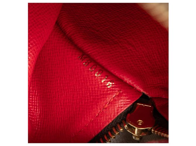 Borsa a mano Louis Vuitton Papillon 30 Damier Ebene Marrone - vista 6