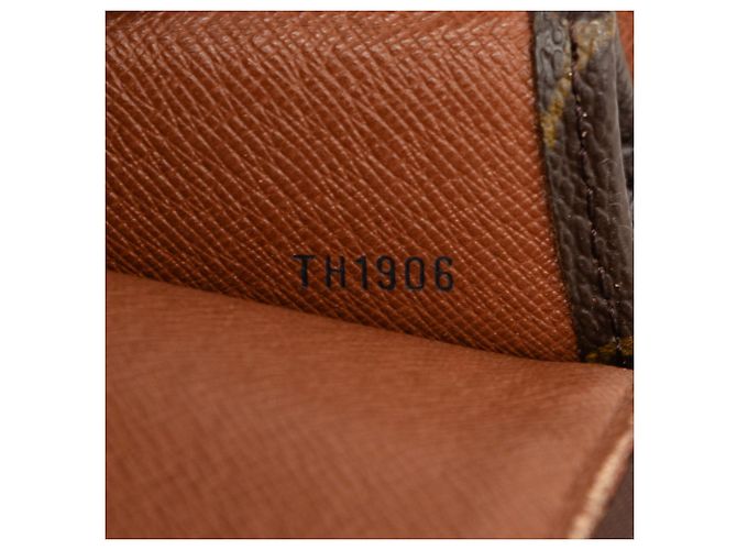 Borsa Business Portfolio Louis Vuitton Monogram Poche Documents Marrone - vista 5