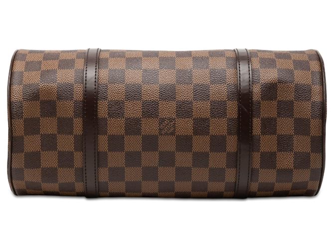Borsa a mano Louis Vuitton Papillon 30 Damier Ebene Marrone - vista 3