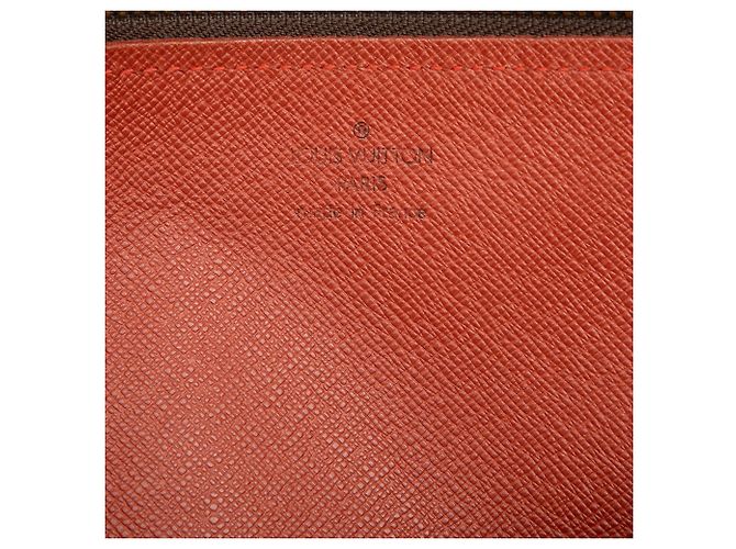 Borsa a mano Louis Vuitton Papillon 30 Damier Ebene Marrone - vista 4