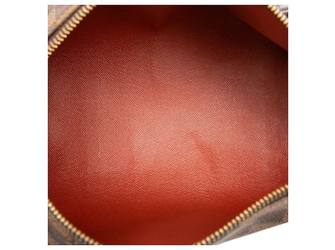 Borsa a mano Louis Vuitton Papillon 30 Damier Ebene Marrone - vista 5