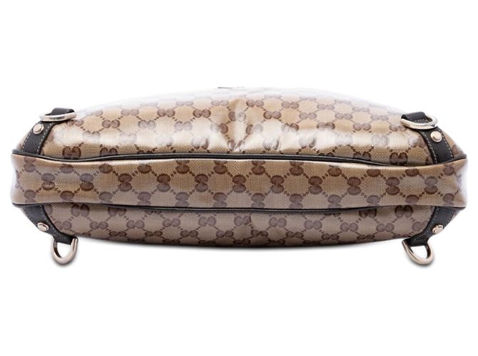 Gucci GG Crystal Abbey D Ring Schultertasche Beige - Ansicht 3