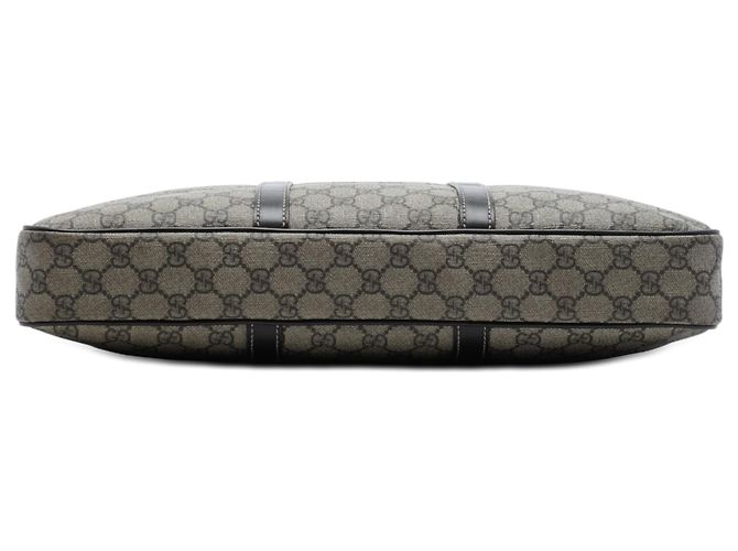 Borsa business Gucci GG Supreme beige - vista 3