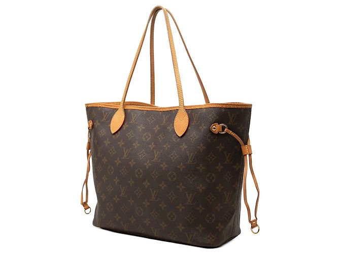 Borsa Tote Louis Vuitton Monogram Neverfull MM Marrone - vista 2