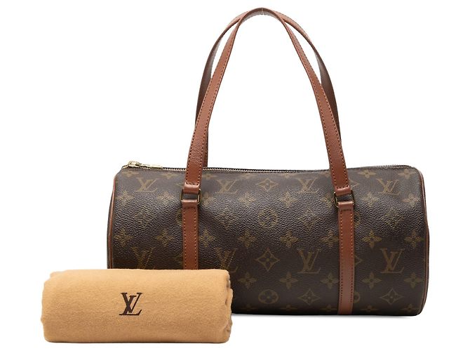 Borsa a mano Louis Vuitton Monogram Papillon 30 Marrone - vista 7