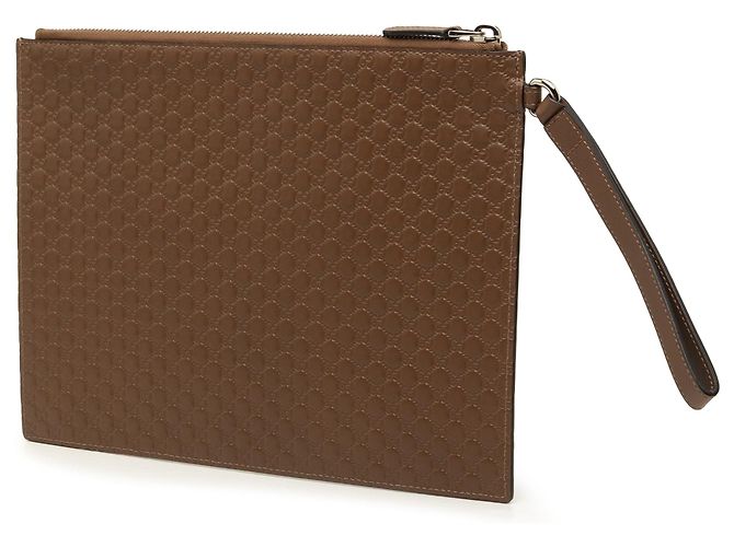 Clutch Gucci Microguccissima marrone - vista 2