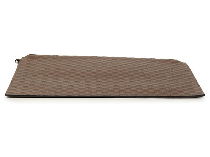 Clutch Gucci Microguccissima marrone - vista 3