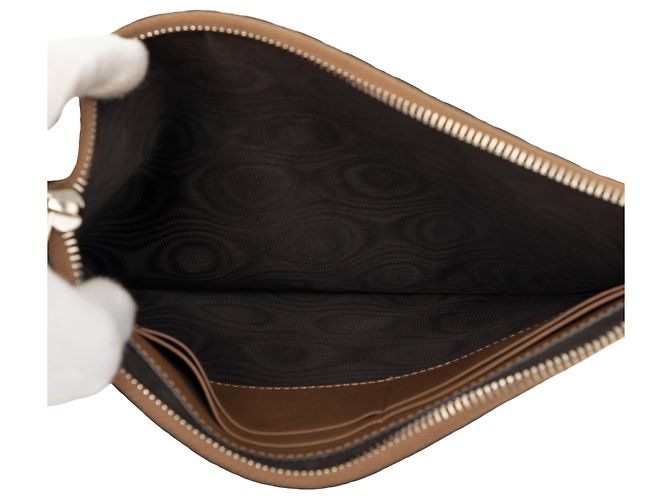 Clutch Gucci Microguccissima marrone - vista 4