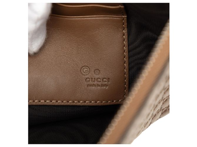 Clutch Gucci Microguccissima marrone - vista 5