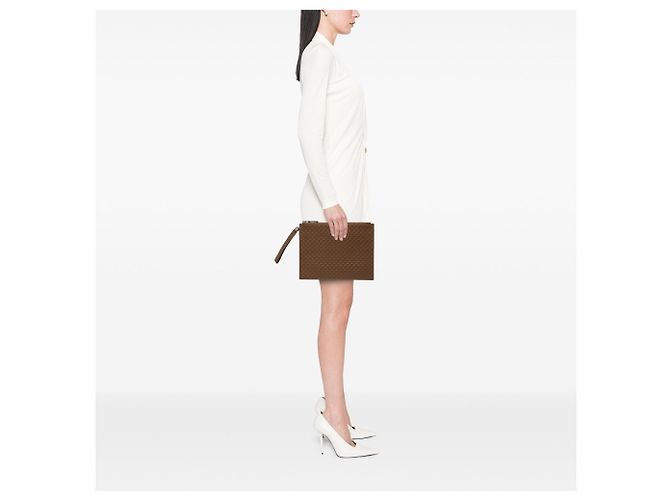 Clutch Gucci Microguccissima marrone - vista 6