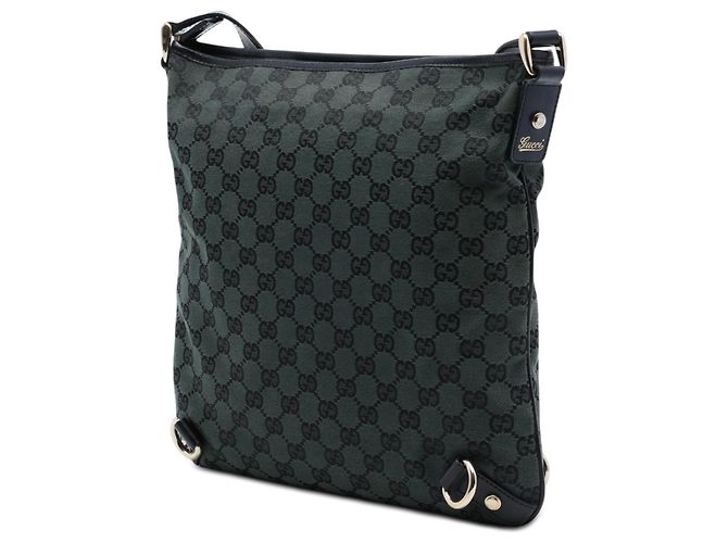 Borsa a tracolla Gucci GG Canvas Abbey D Ring Verde - vista 2