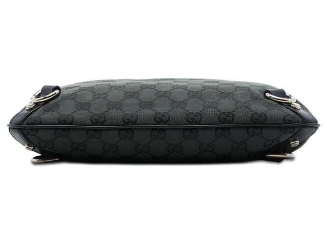 Borsa a tracolla Gucci GG Canvas Abbey D Ring Verde - vista 3