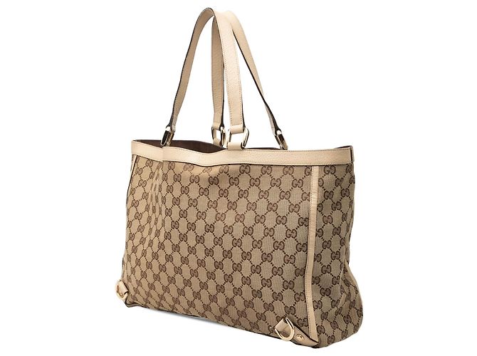 Tote Gucci GG Canvas Abbey D Ring Beige - vista 2