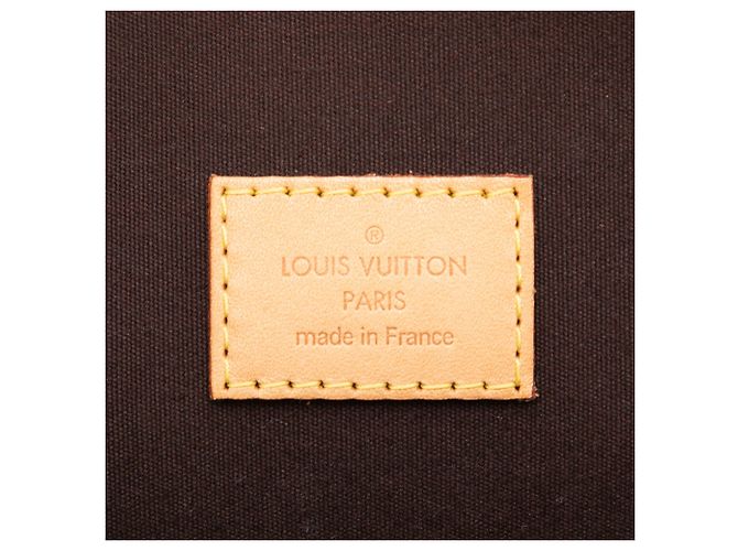 Borsa Louis Vuitton Monogram Vernis Alma GM Viola Porpora - vista 5
