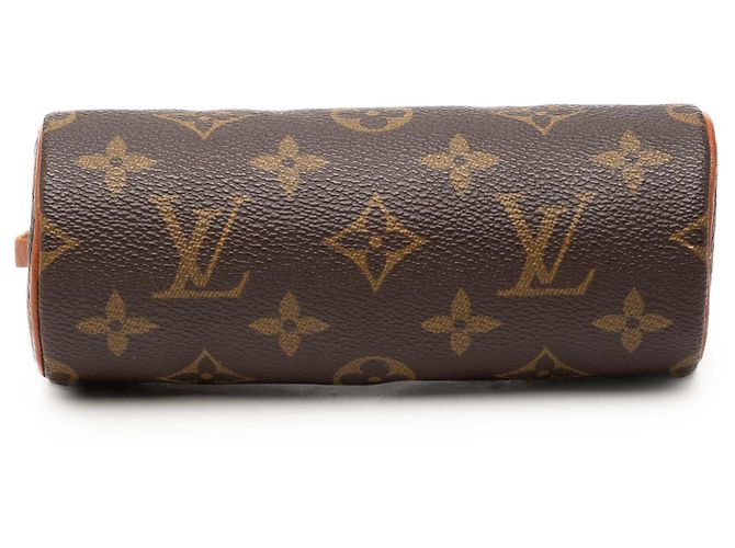 Borsa a mano Louis Vuitton Monogram Papillon Pochette Marrone - vista 3