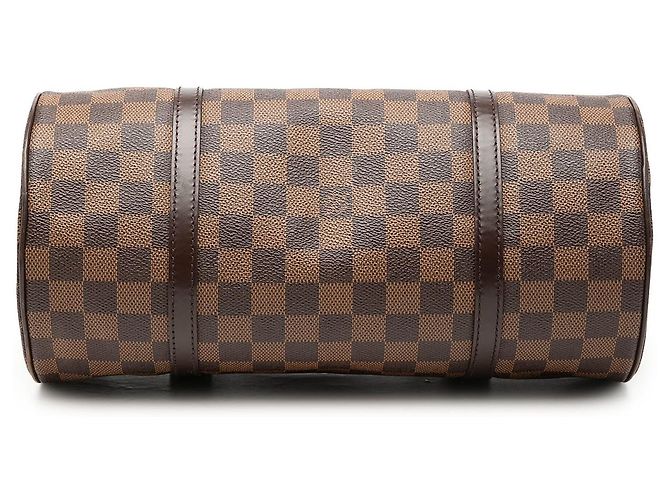 Borsa a mano Louis Vuitton Papillon 30 Damier Ebene Marrone - vista 3
