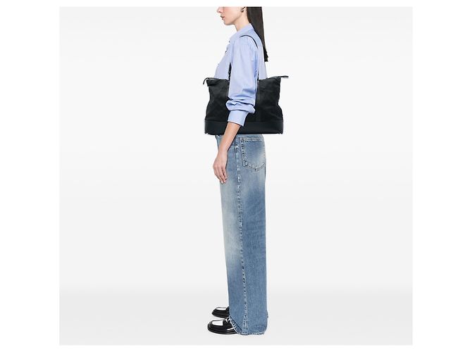 Tote Gucci GG Canvas nera Nero - vista 7