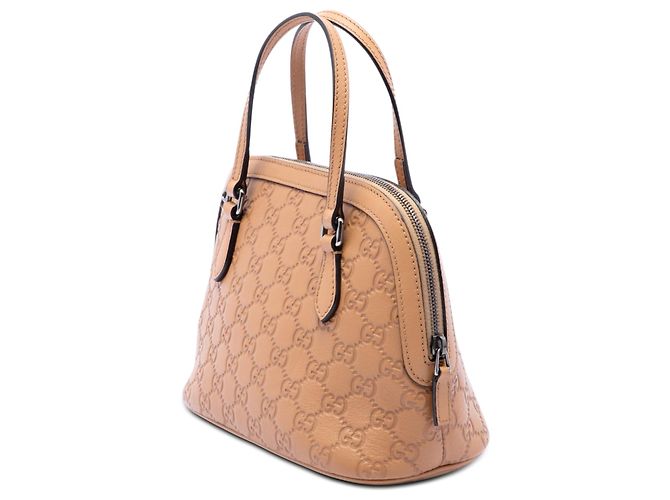 Borsa Mini Guccissima Dome marrone Gucci - vista 2