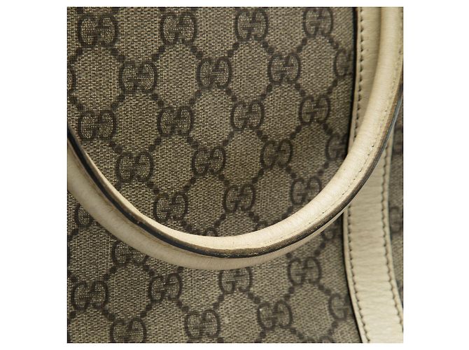 Tote Verticale Gucci GG Supreme Joy bianca Bianco - vista 6