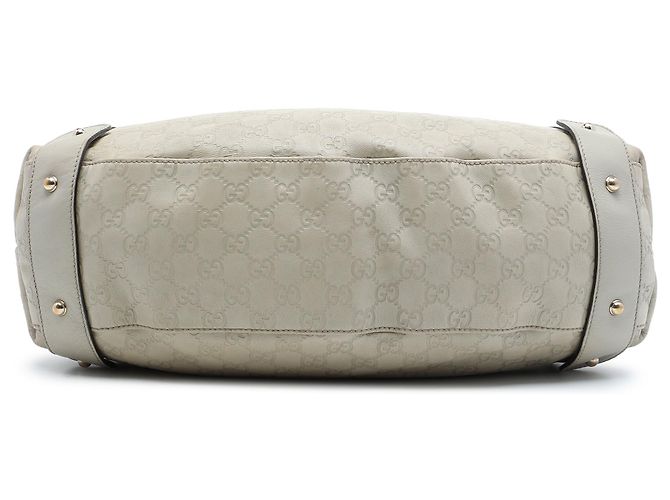 Borsa a tracolla Gucci Guccissima Horsebit Pelham Marrone - vista 3
