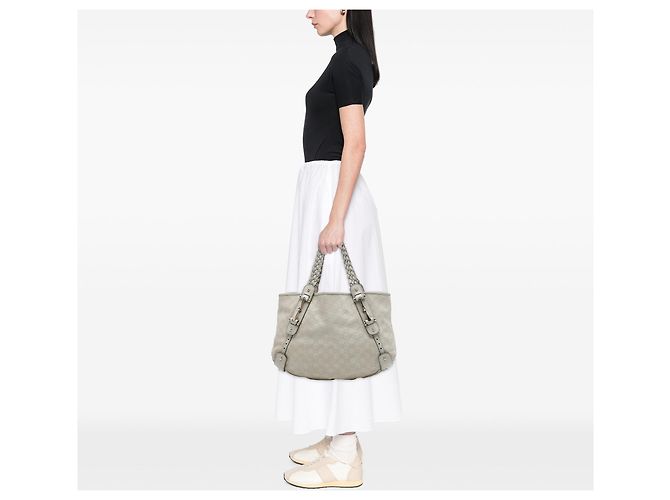 Borsa a tracolla Gucci Guccissima Horsebit Pelham Marrone - vista 6
