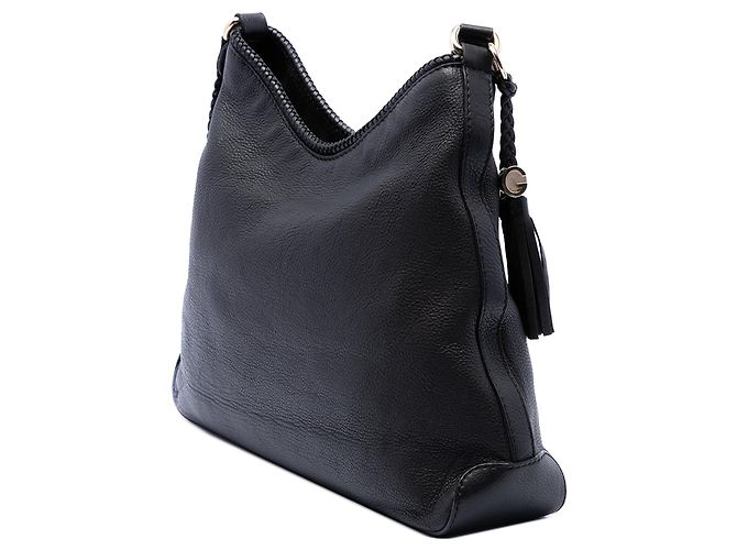 Borsa a tracolla Marrakech Gucci in vitello nero - vista 2
