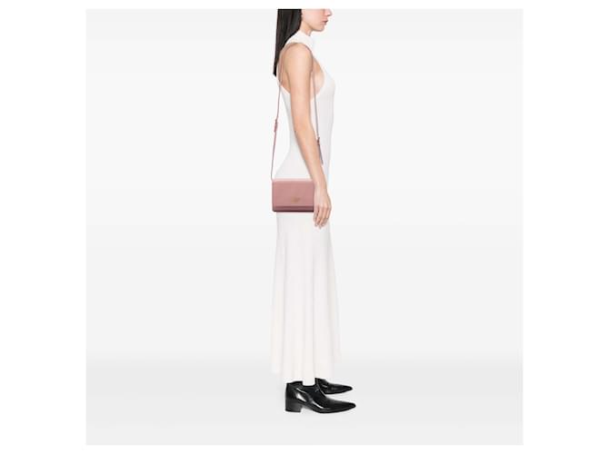 Borsa a tracolla Prada Saffiano Wallet on Strap Rosa - vista 6