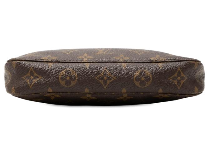 Borsa a tracolla Louis Vuitton Monogram Pochette Accessoires Marrone - vista 3