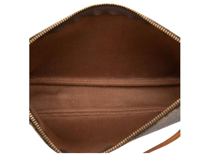 Borsa a tracolla Louis Vuitton Monogram Pochette Accessoires Marrone - vista 4