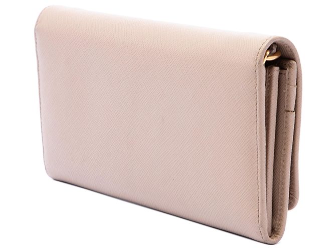 Prada Saffiano Wallet on Chain Crossbody Bag Beige - Ansicht 2