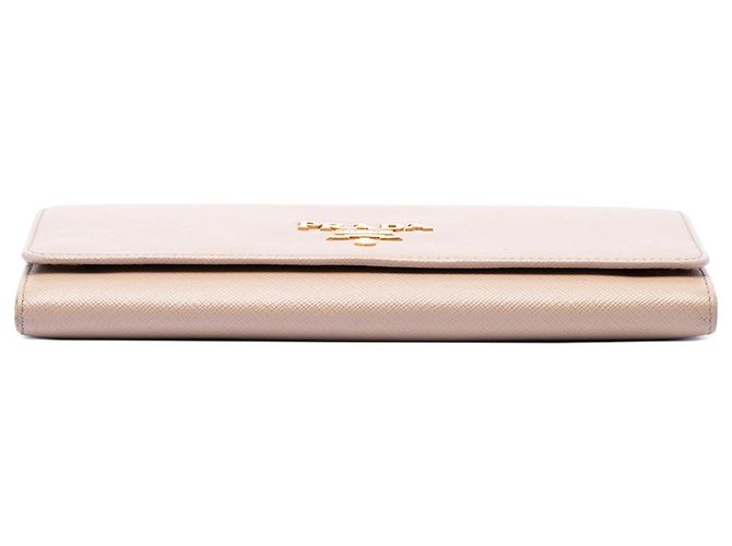 Prada Saffiano Wallet on Chain Crossbody Bag Beige - Ansicht 3